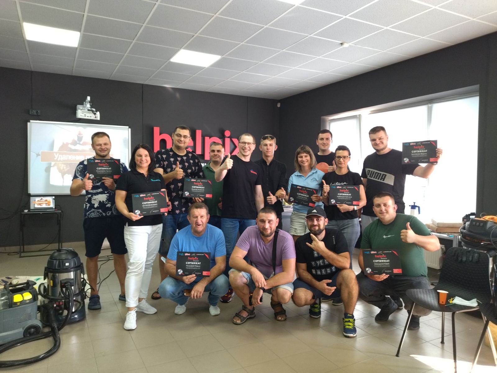 Обучение по выведению пятен, август 2021