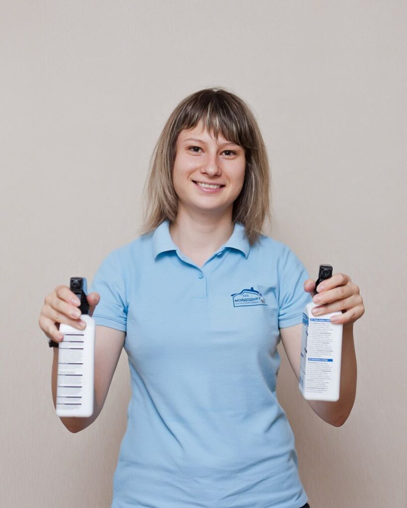 Lydia Snycheva, won a grant for business development and purchase of equipment for dry cleaning